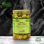 Biber Dolgulu Yeşil Zeytin 650 Gr