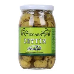 Izgara Yeşil Zeytin Cam Kavanoz 370 Gr